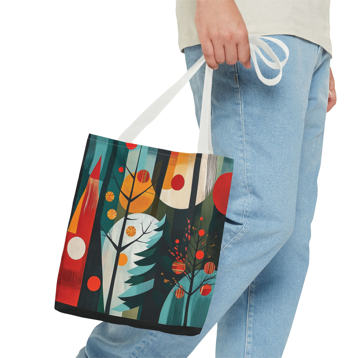 Evergreen Geometry Tote