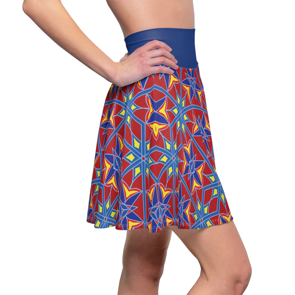 Kaleidoscope Flared Skirt