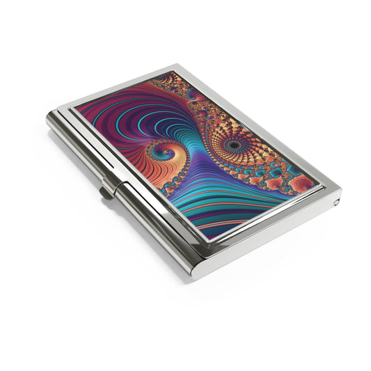 Fractal Convergence Card Holder