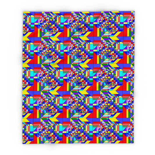 Kaleidoscope Fleece Blanket
