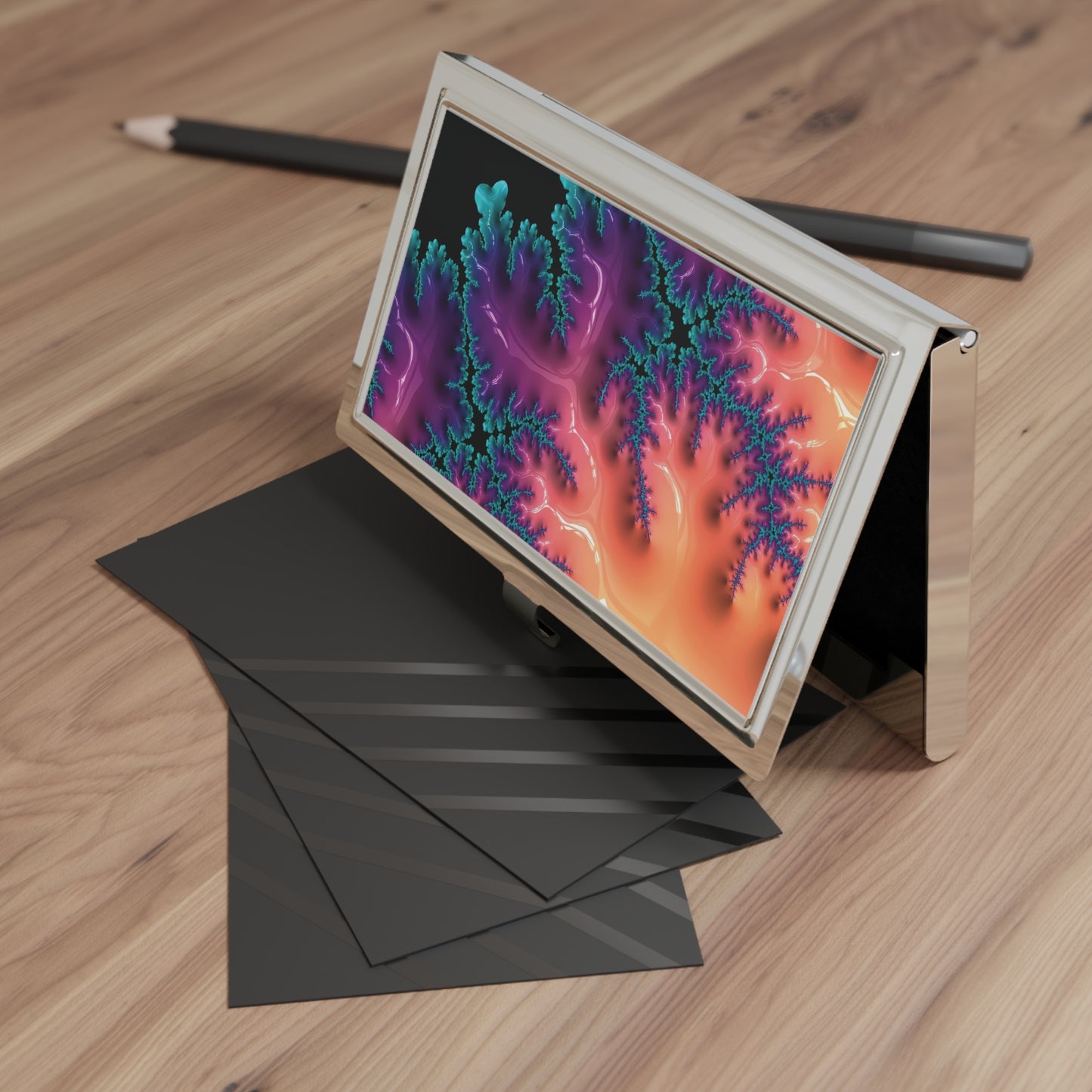 Fractal Ember Card Holder