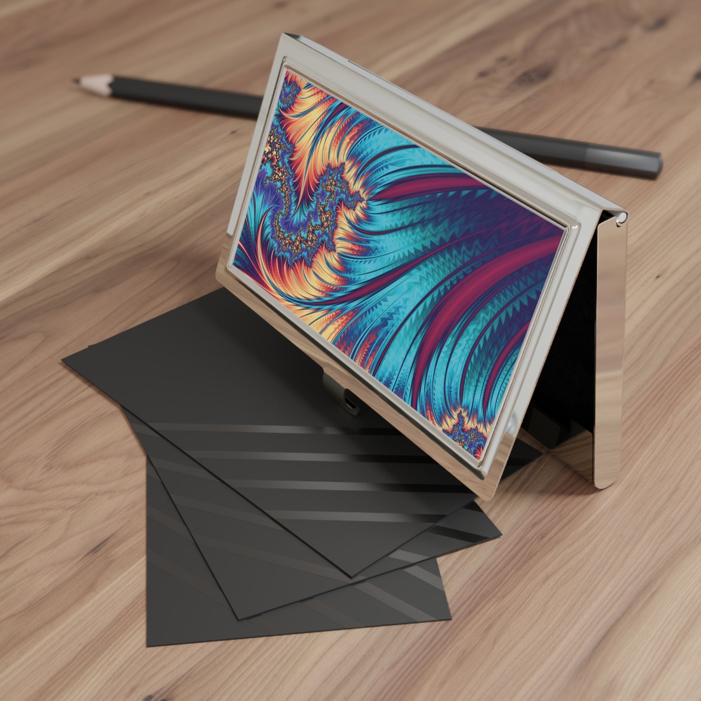 Fractal Tide Card Holder