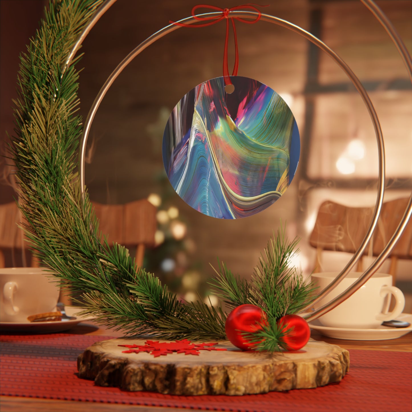 Prismatic Drift Ornaments