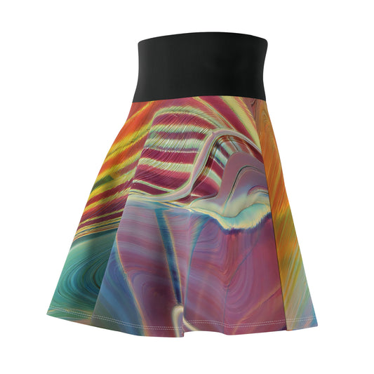 Ribbon Reverie Flared Skirt