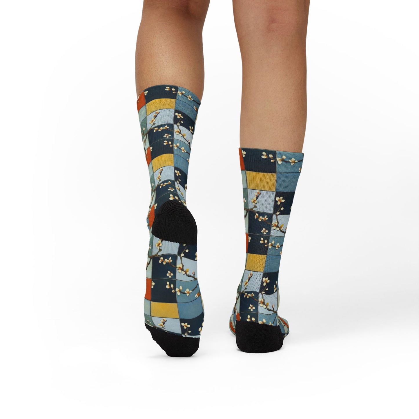 Midcentury Cherry Blossoms Socks