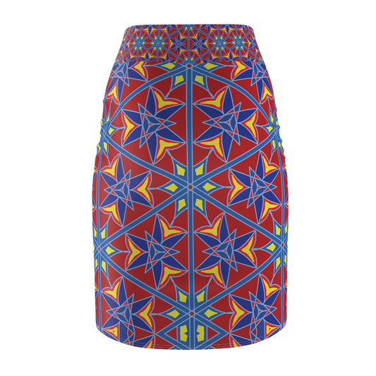 Kaleidoscope Pencil Skirt