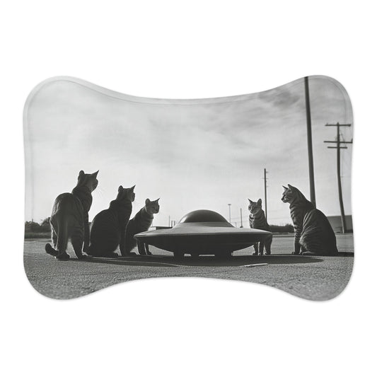 Feline Close Encounters Feeding Mat