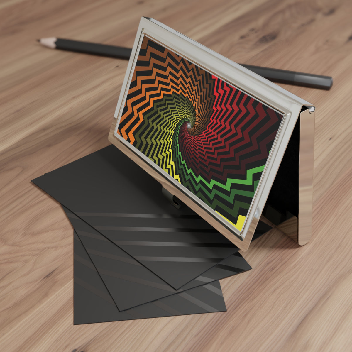 Cosmic Zig Zag Card Holder
