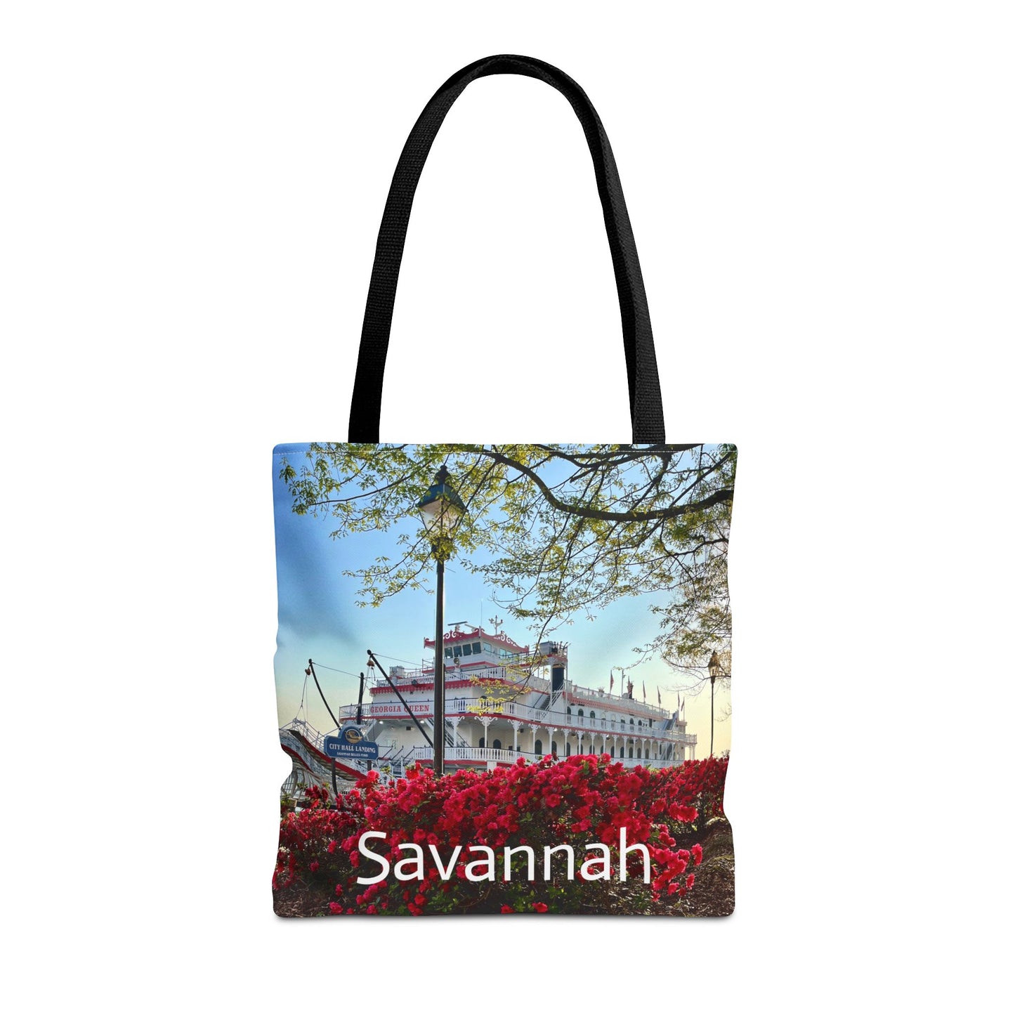 Riverboat & Blooms - Savannah Tote Bag