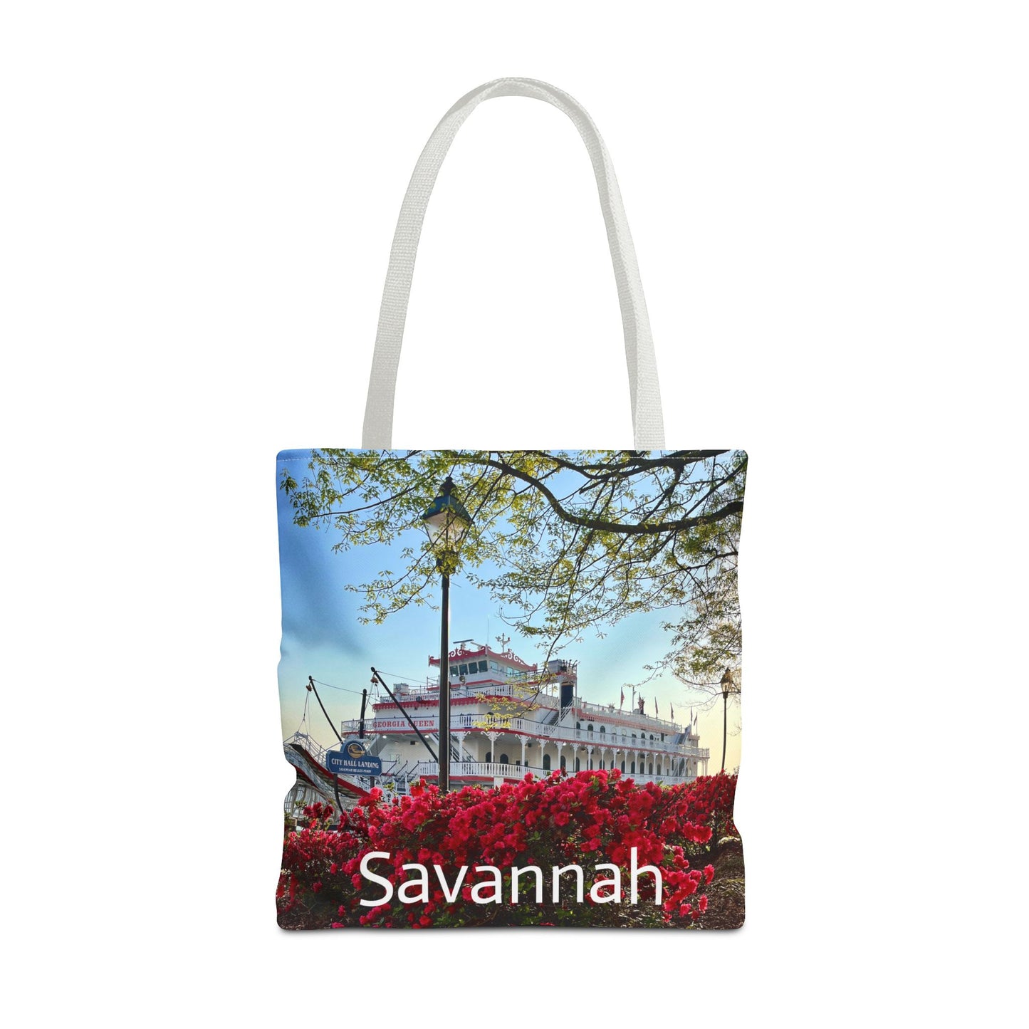 Riverboat & Blooms - Savannah Tote Bag