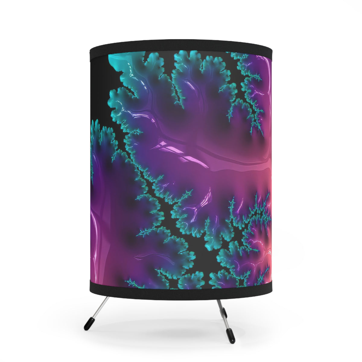 Fractal Ember Tripod Lamp