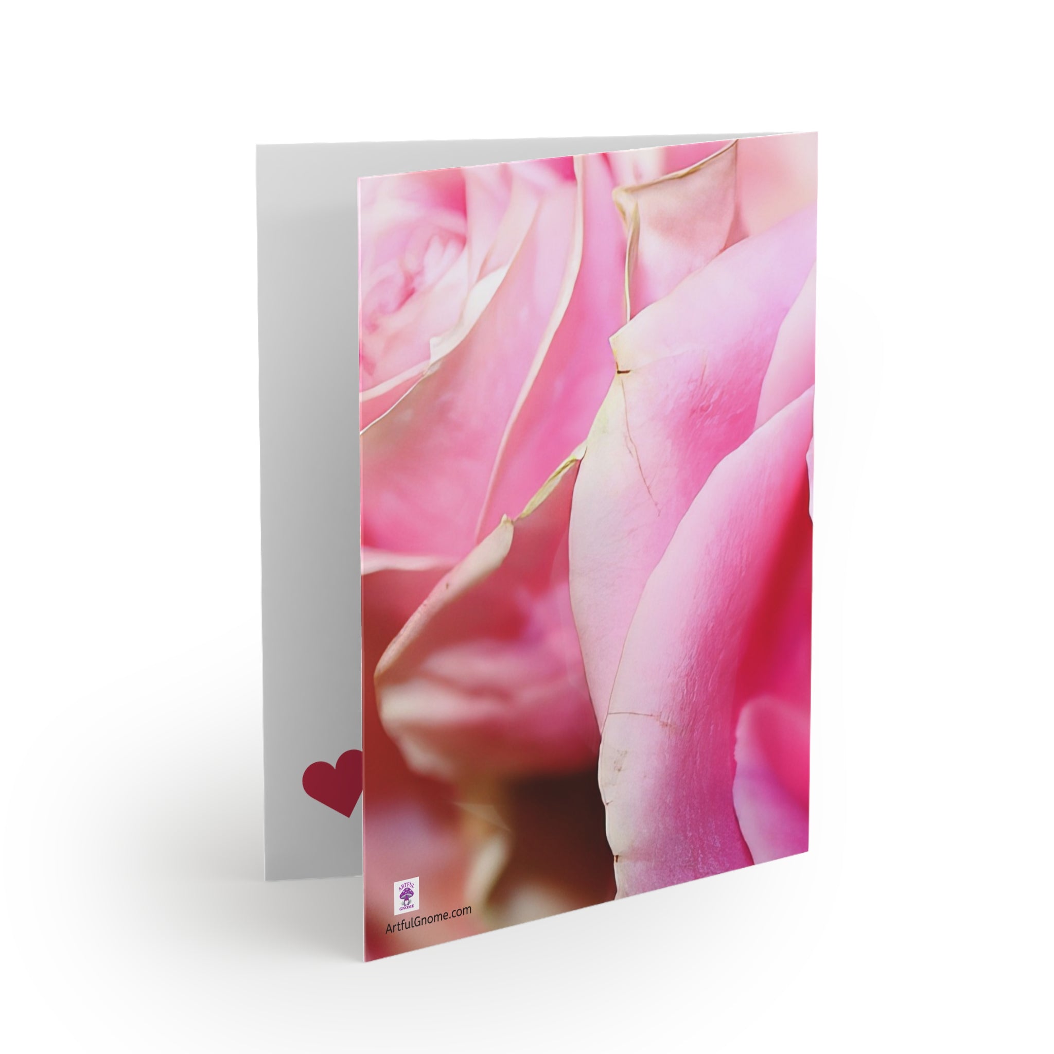 Rose Heart Greeting Cards