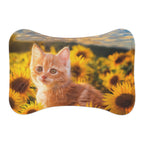 Orange Kitten Feeding Mat