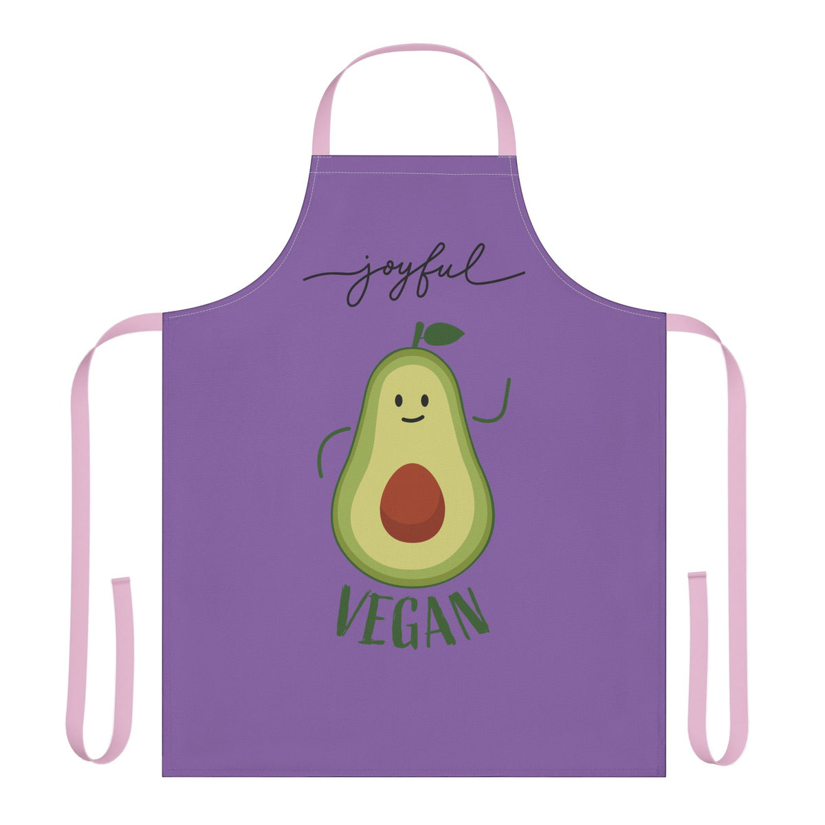 Joyful Vegan Apron – Purple