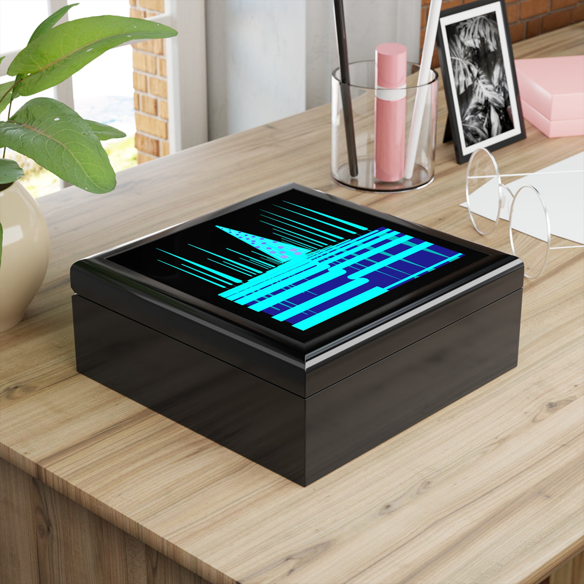 Neon Noel Jewelry & Keepsake Box