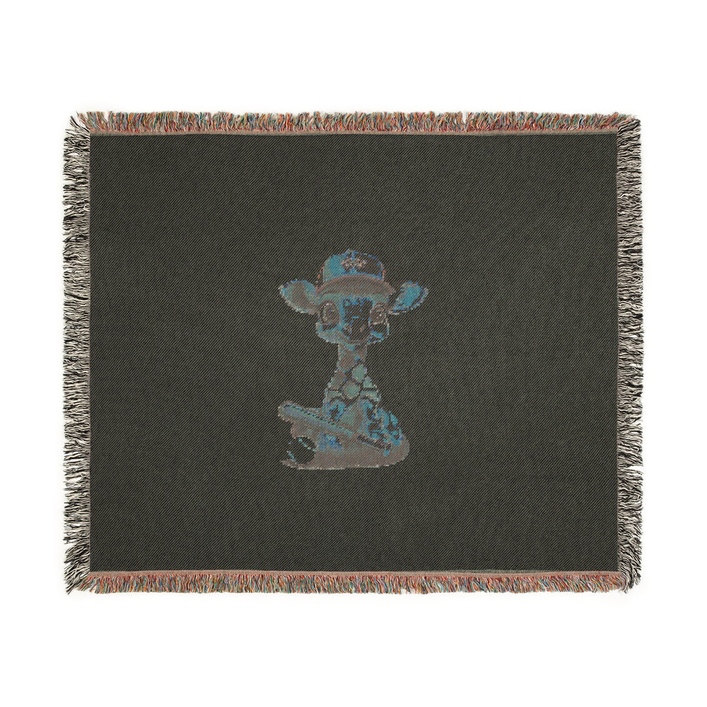 Baby Giraffe Woven Blanket - Cream