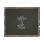 Baby Giraffe Woven Blanket - Cream