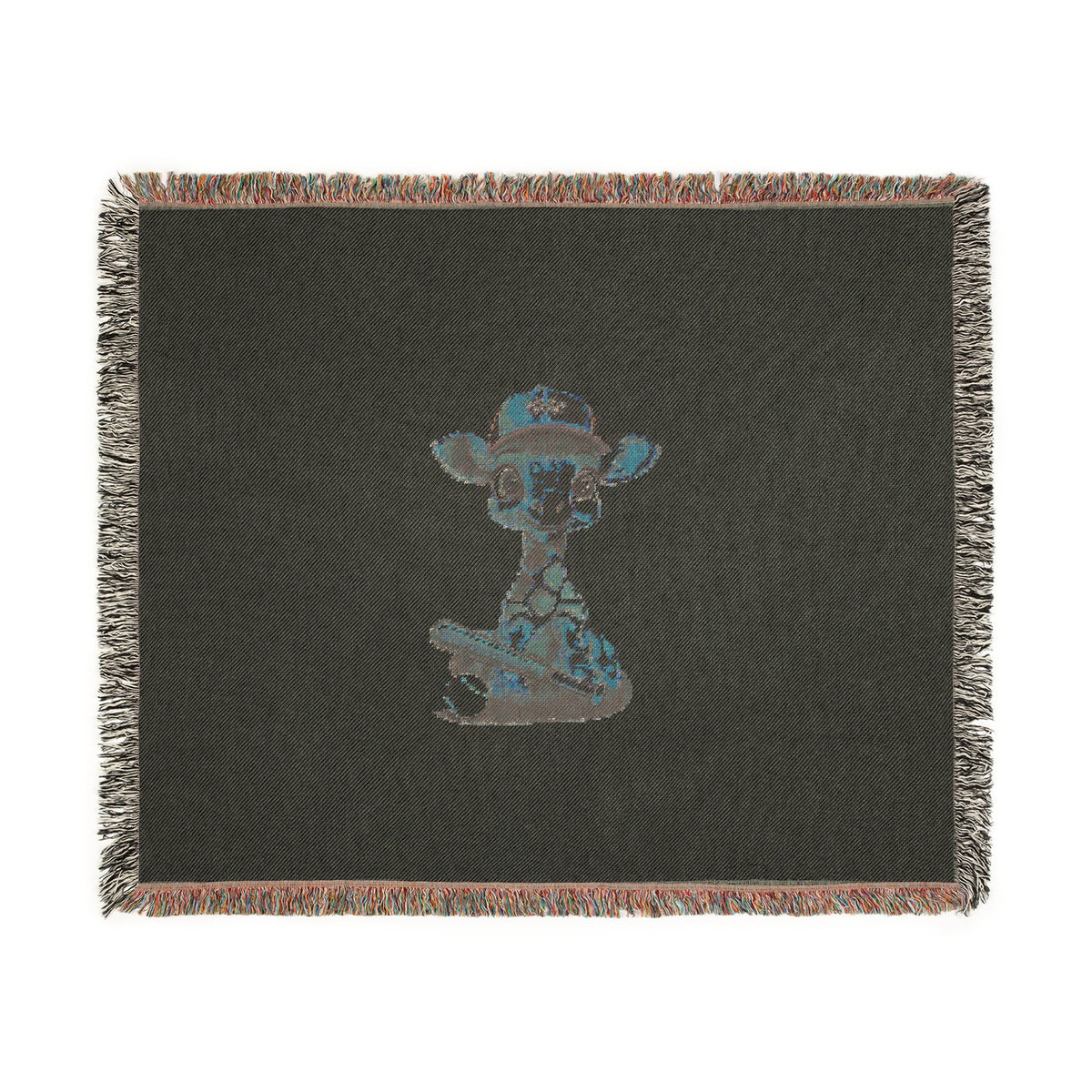 Baby Giraffe Woven Blanket - Cream