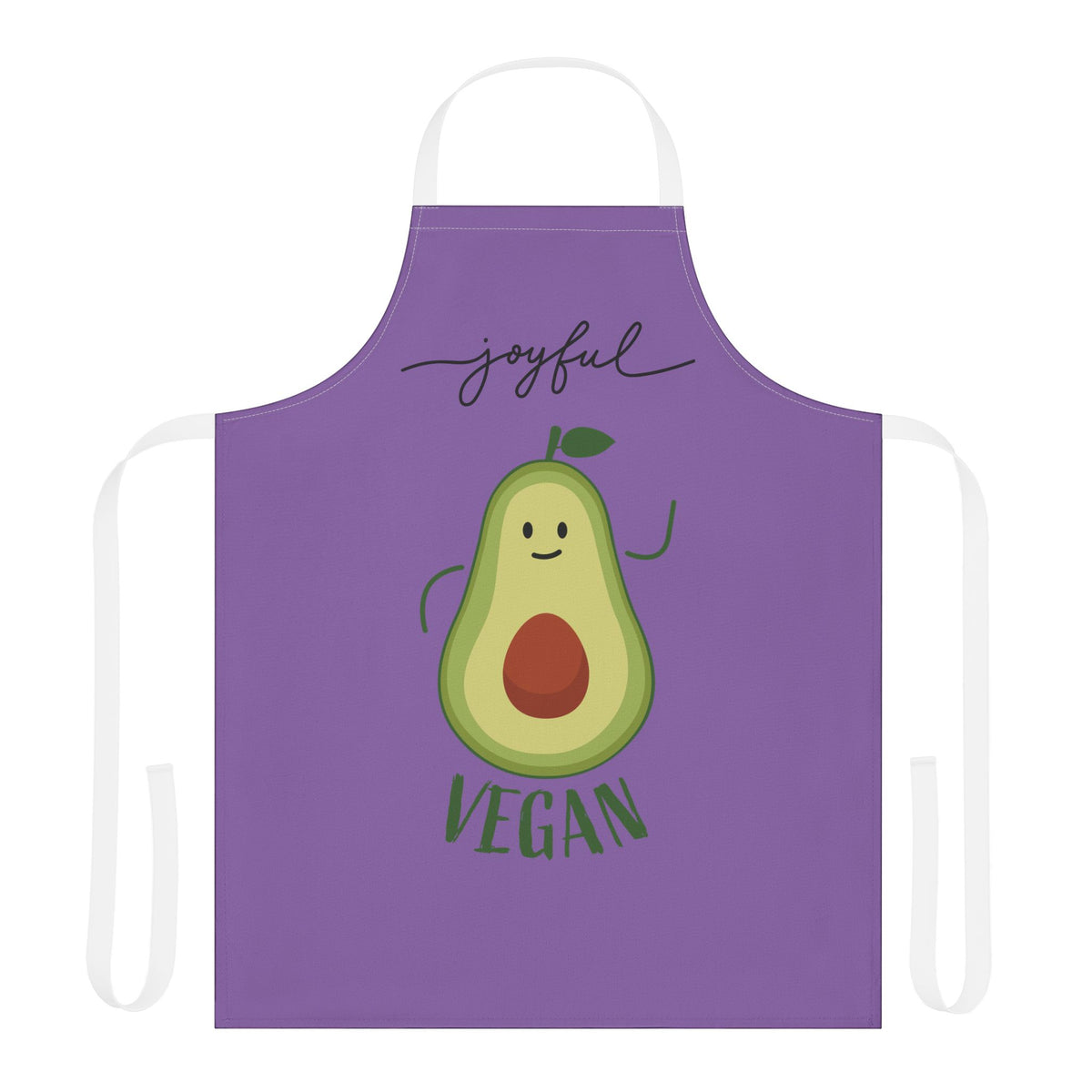 Joyful Vegan Apron – Purple