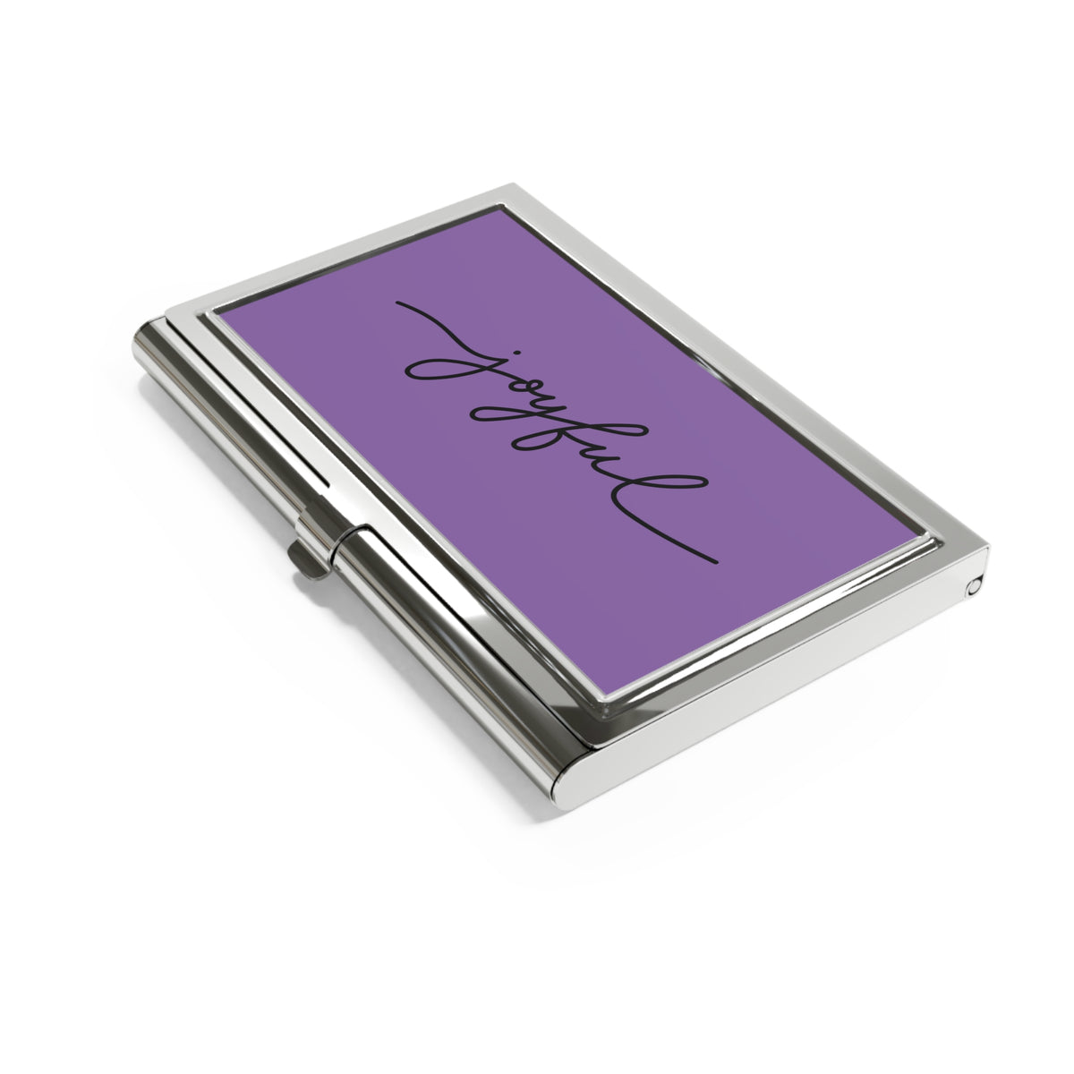 Joyful - Purple Card Holder