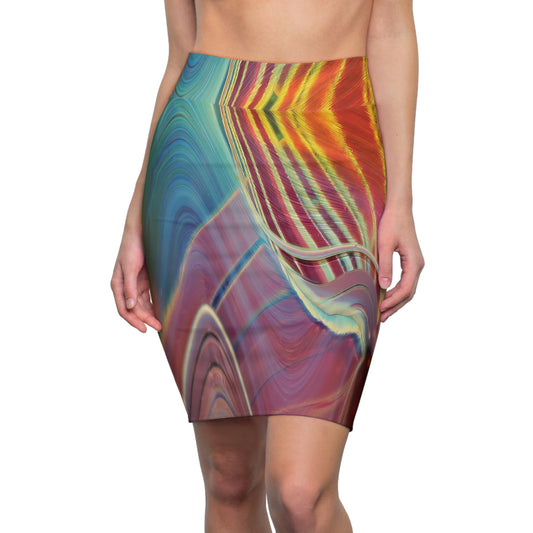 Ribbon Reverie Pencil Skirt