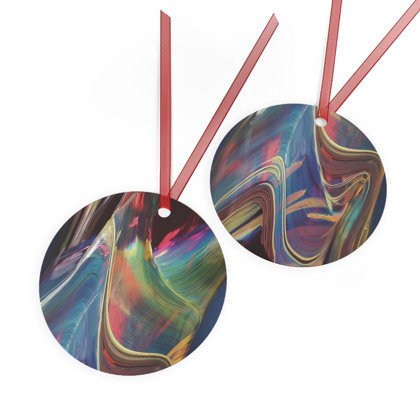 Prismatic Drift Ornaments