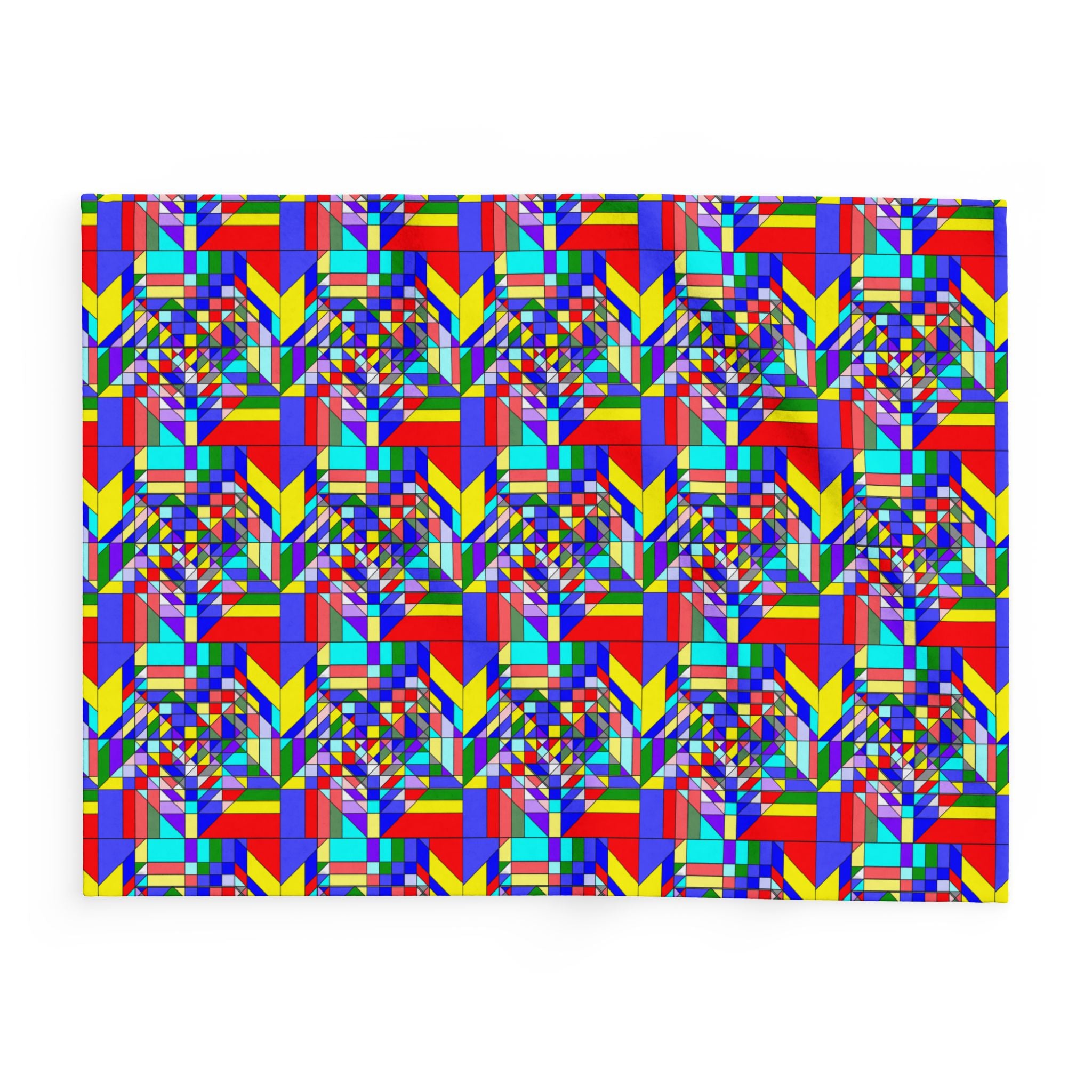Kaleidoscope Fleece Blanket
