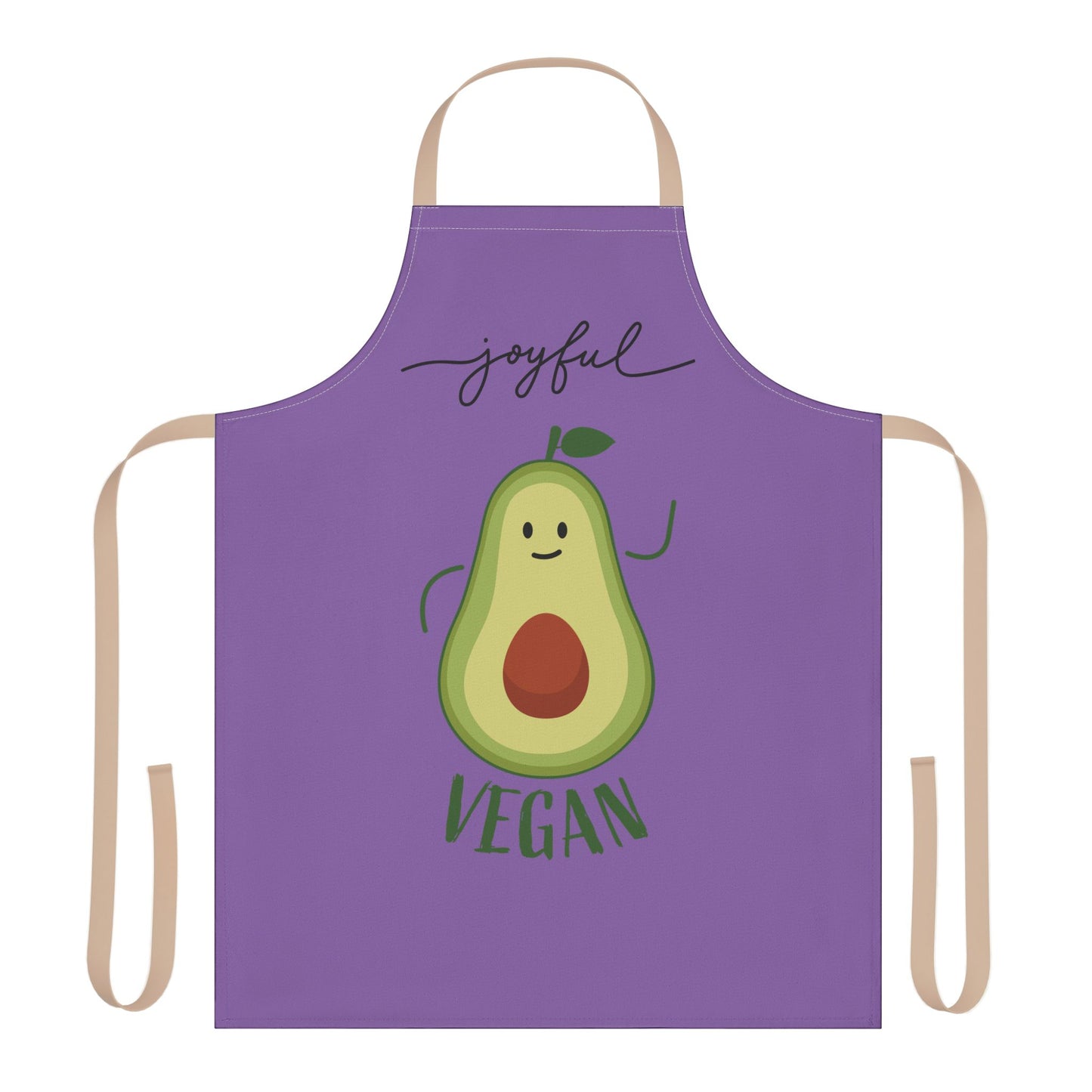 Joyful Vegan Apron – Purple
