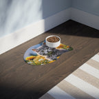 Gray Kitten Feeding Mat