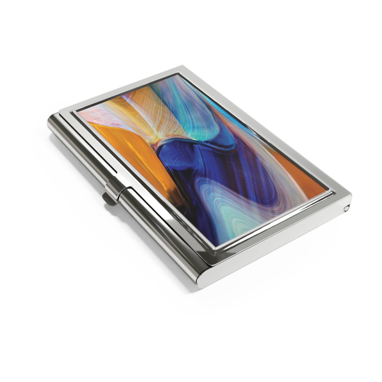 Cobalt Flame Card Holder