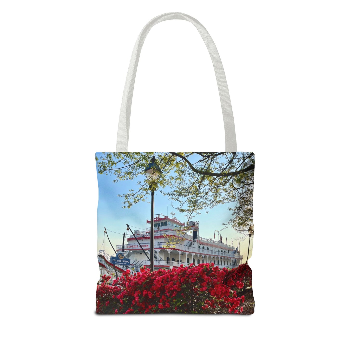 Riverboat & Blooms - Savannah Tote Bag
