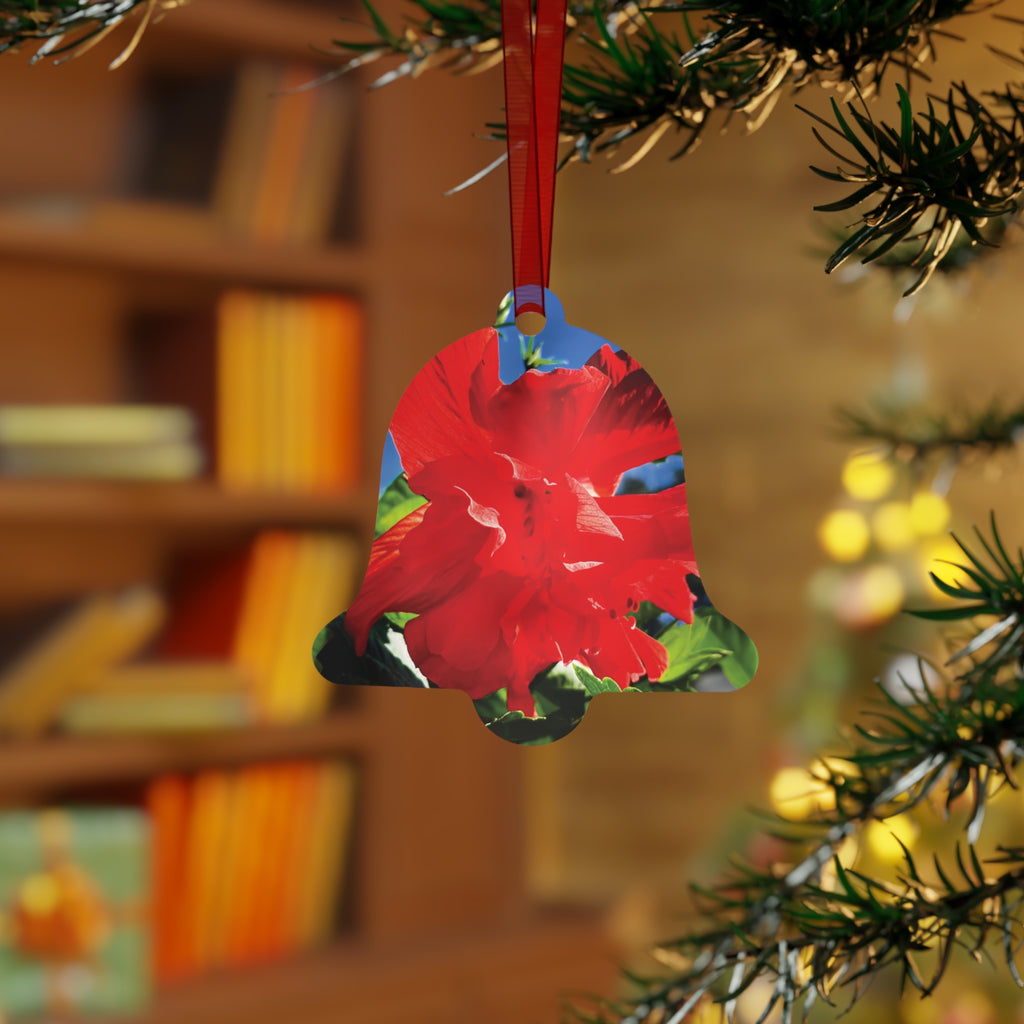 Red Hibiscus Double Bloom