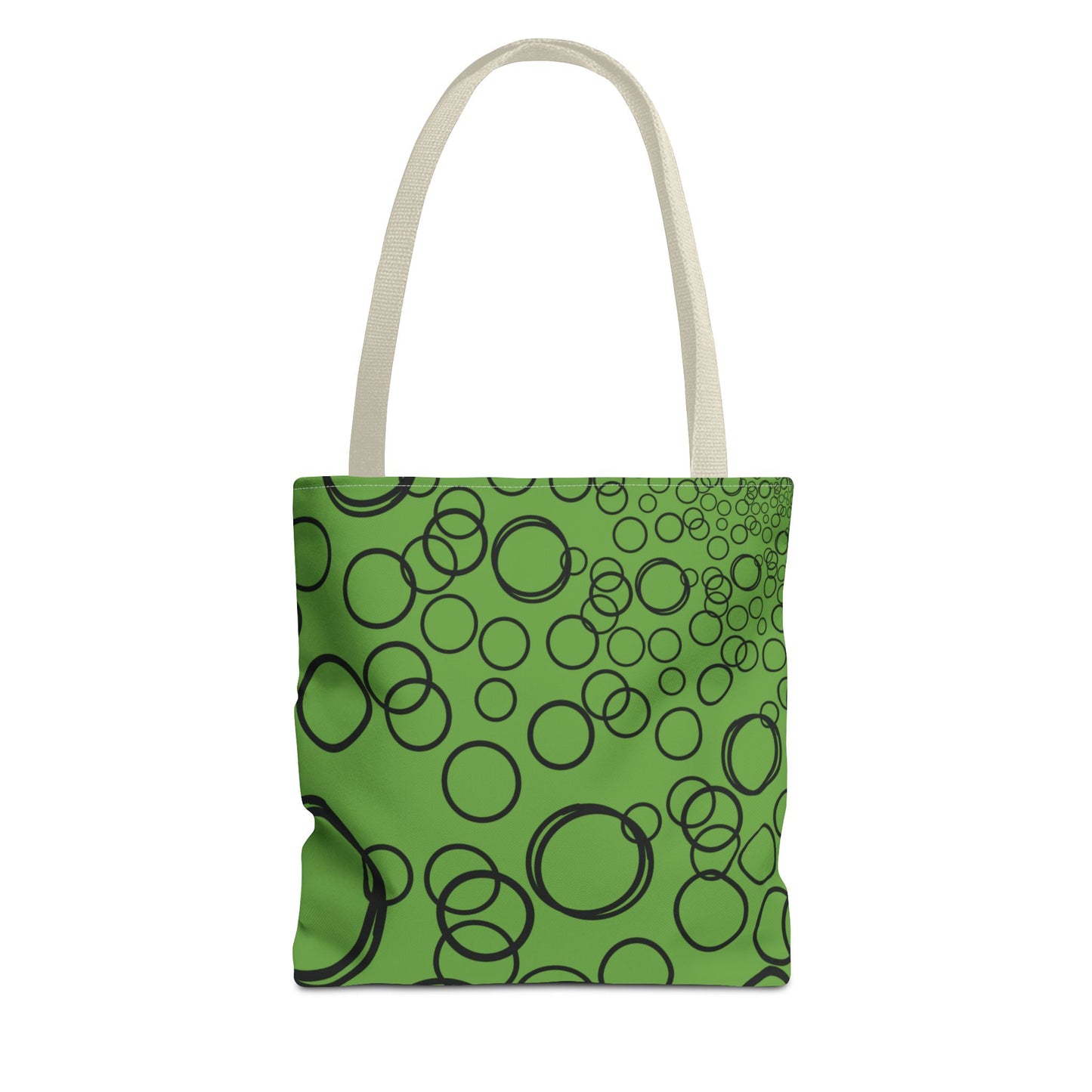 Chromatic Circles – Green Tote