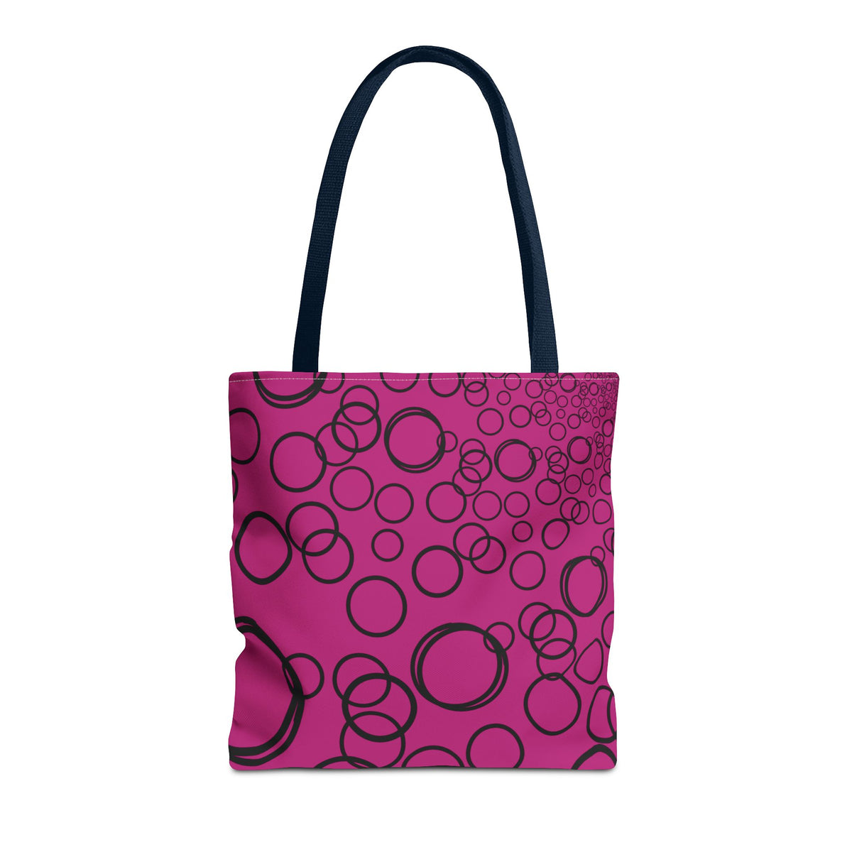 Chromatic Circles – Fuchsia Tote