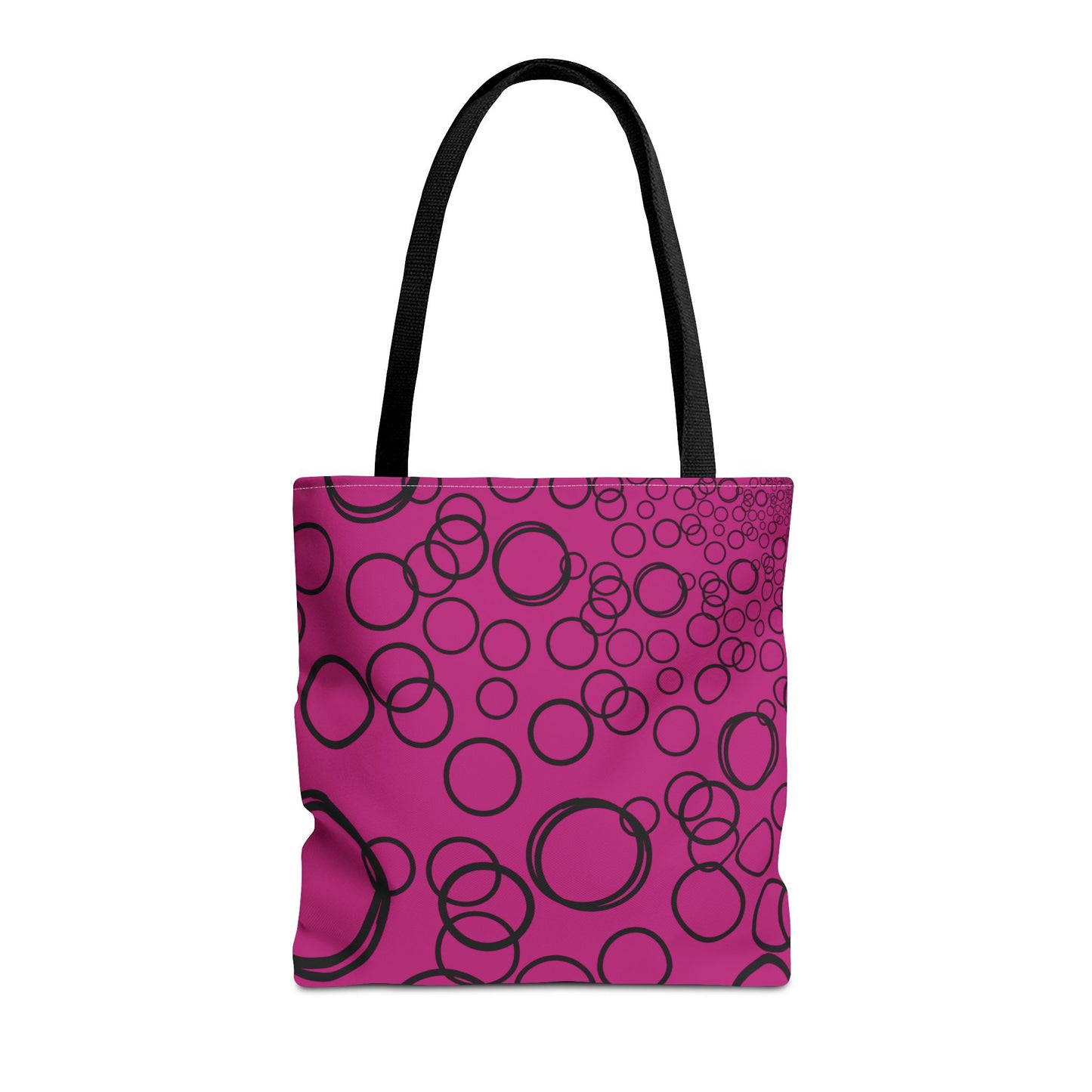 Chromatic Circles – Fuchsia Tote