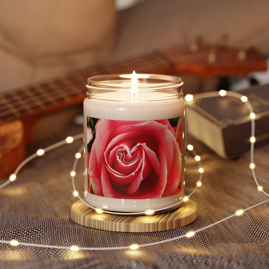 Rose Heart Soy Candle