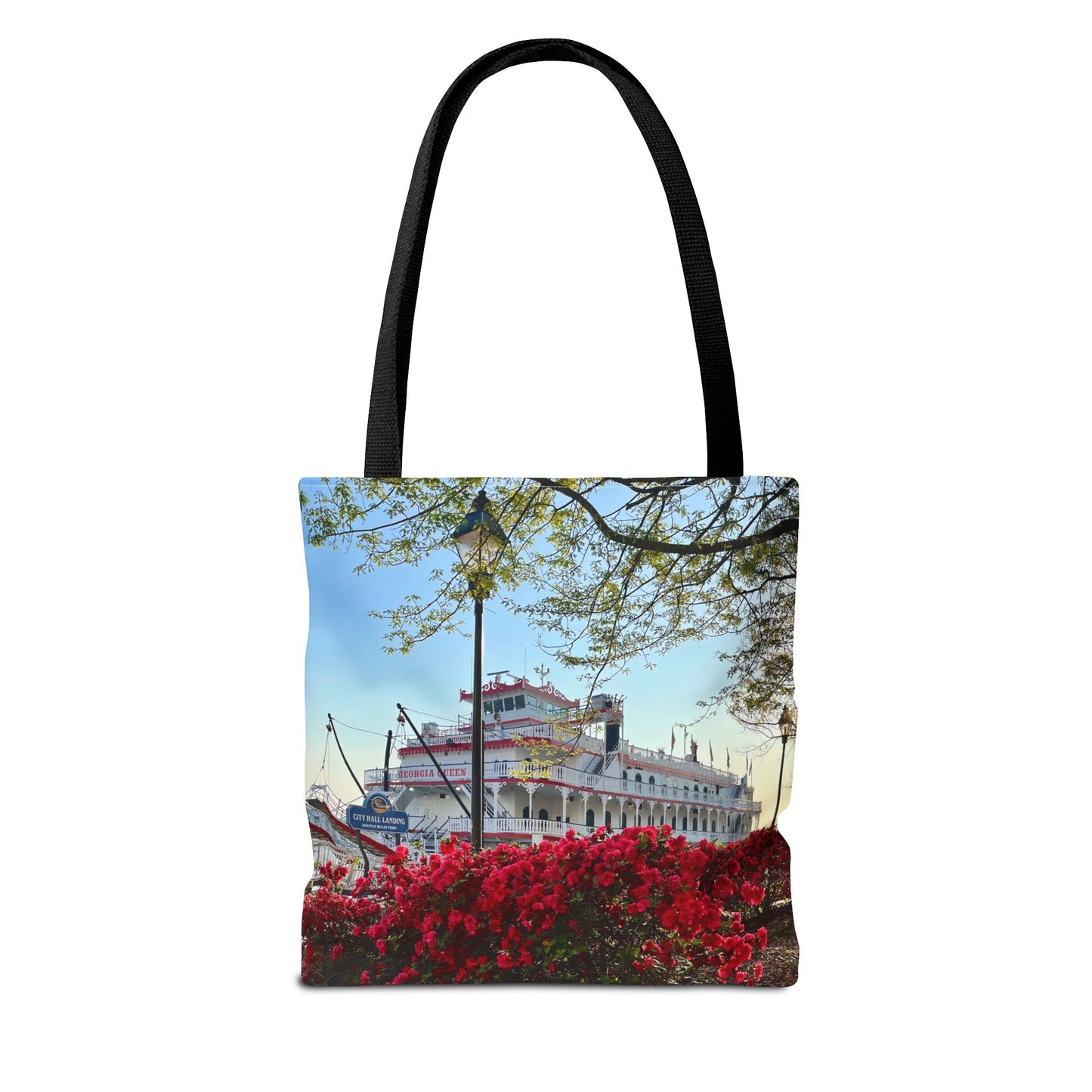 Riverboat & Blooms - Savannah Tote Bag