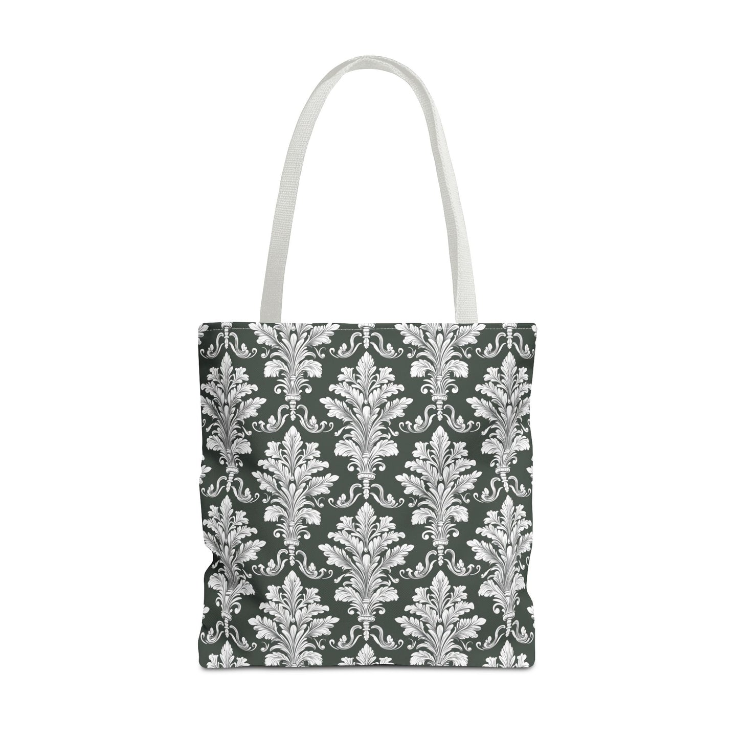 Silverleaf Damask Tote