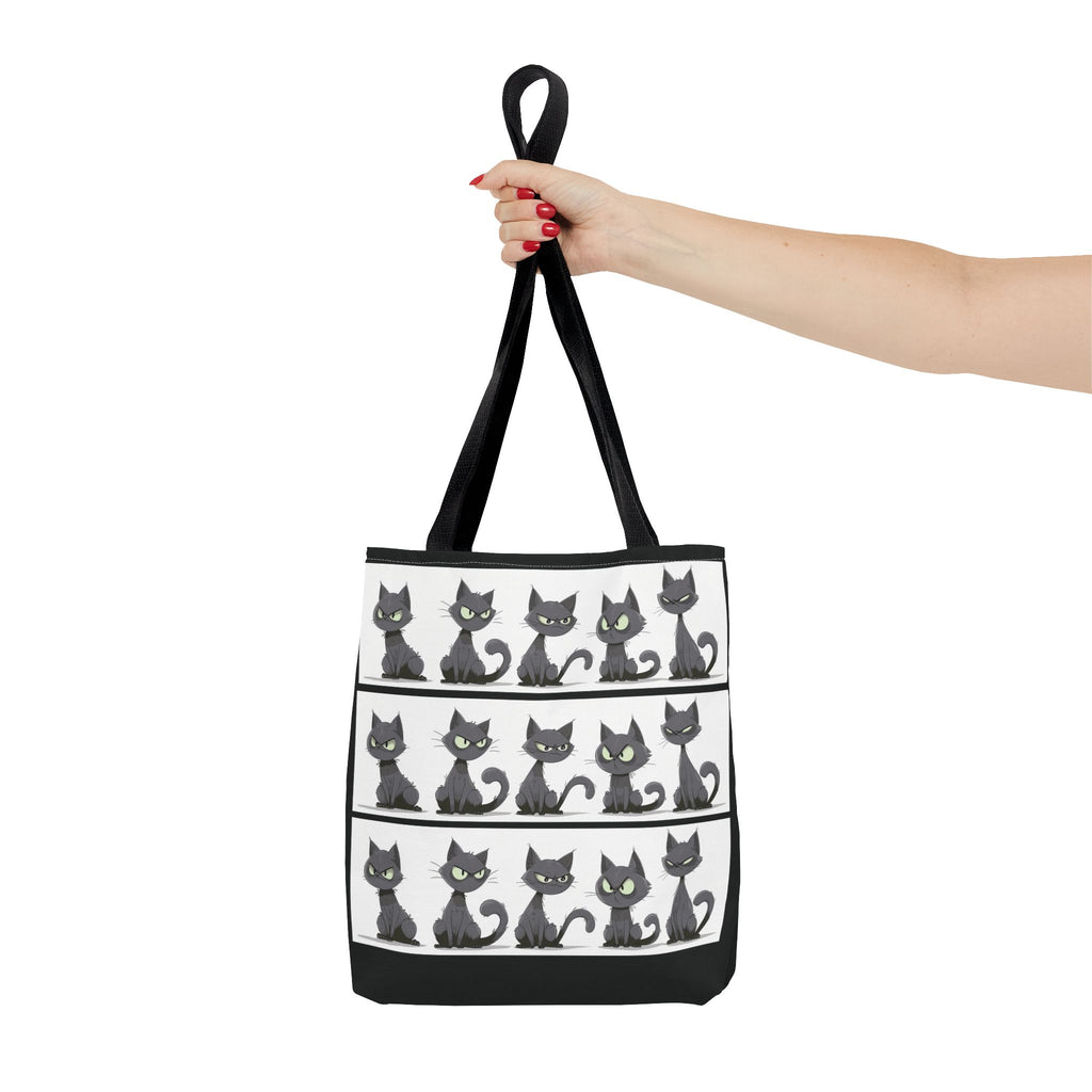 Gray Cat Mosaic Tote