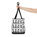 Gray Cat Mosaic Tote