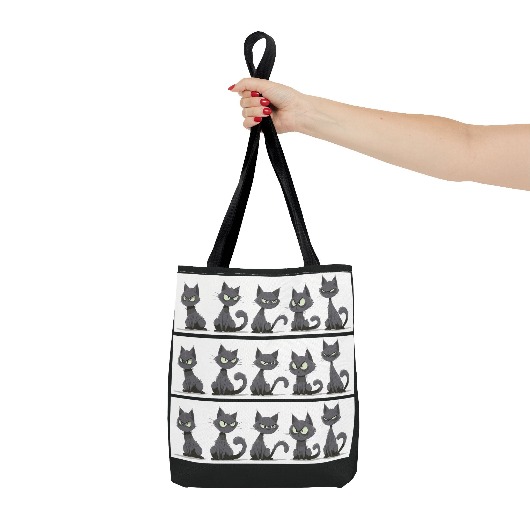 Gray Cat Mosaic Tote