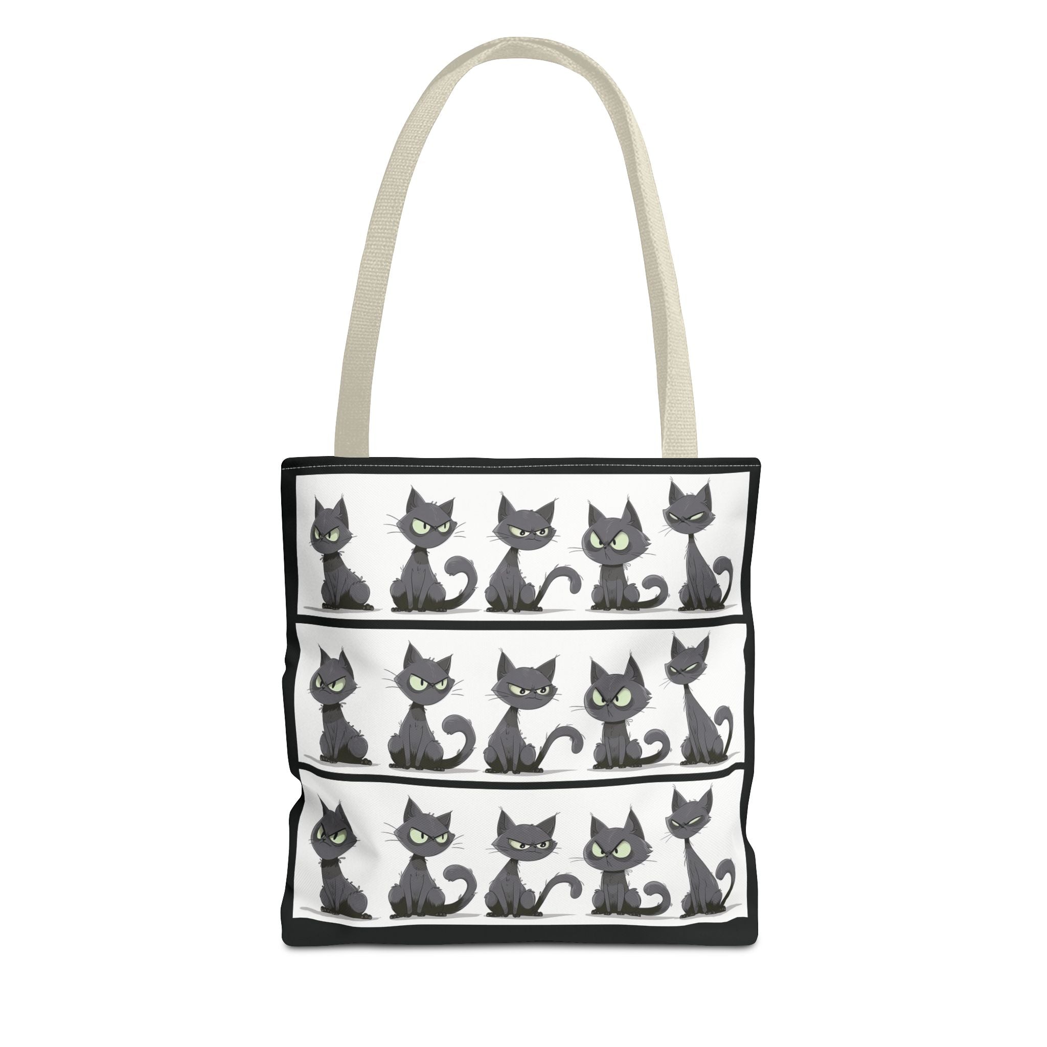 Gray Cat Mosaic Tote