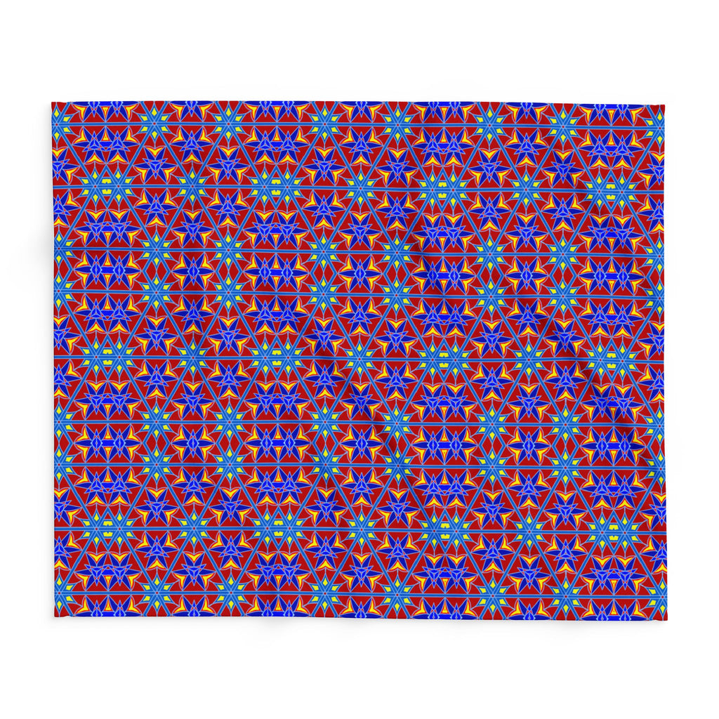 Kaleidoscope Sunrise Fleece Blanket