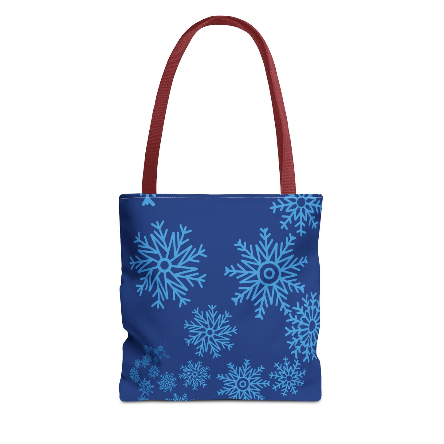 Snowfall in Bloom - Navy Tote