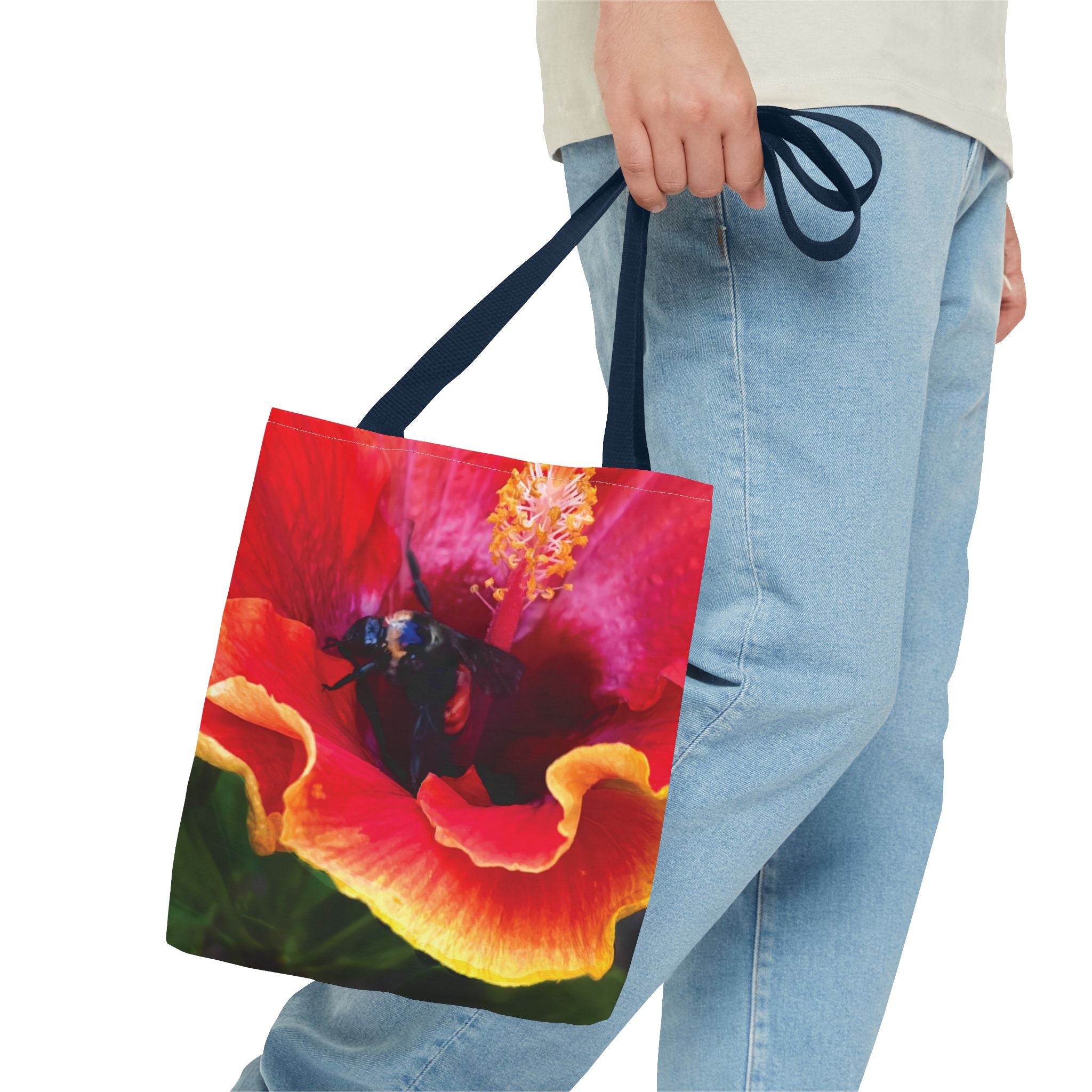Hibiscus & Honey Bee Tote