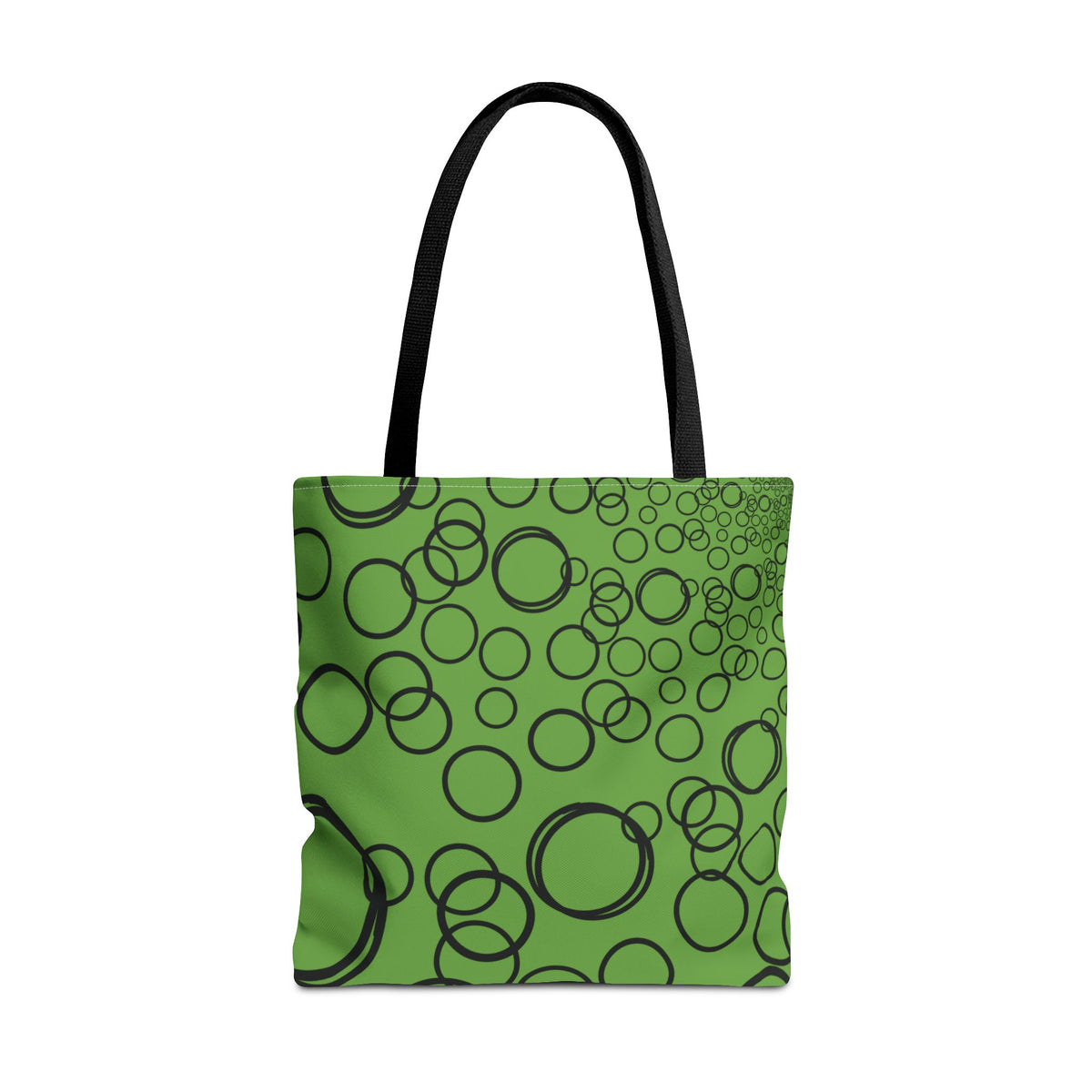 Chromatic Circles – Green Tote