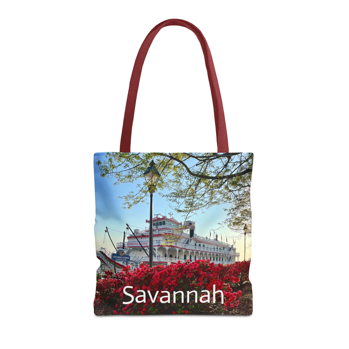 Riverboat & Blooms - Savannah Tote Bag