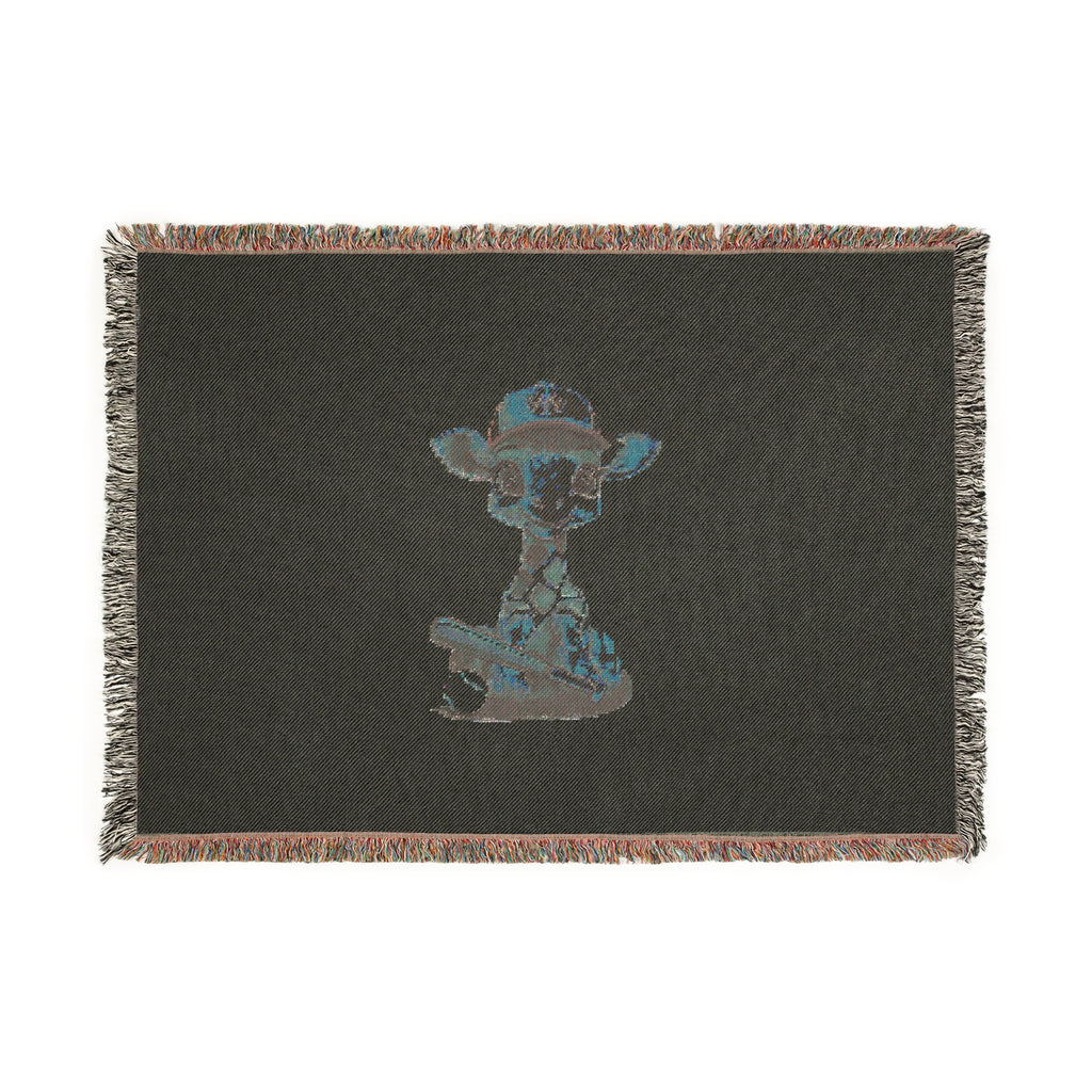 Baby Giraffe Woven Blanket - Cream