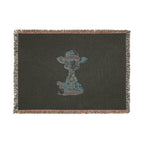 Baby Giraffe Woven Blanket - Cream