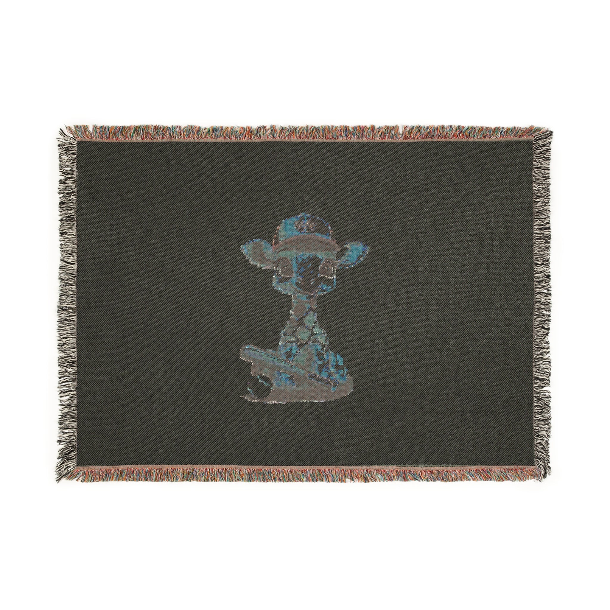 Baby Giraffe Woven Blanket - Cream